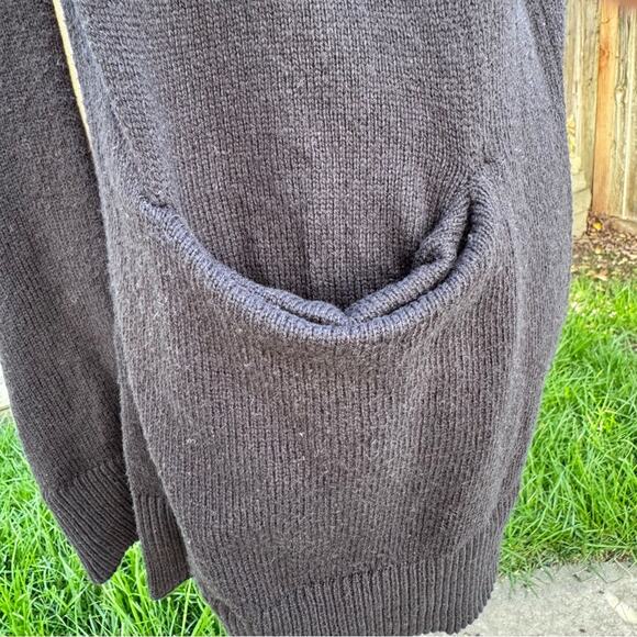 Karen Scott Black & White Duster Cardigan Women's Size Small - Picture 3 of 7